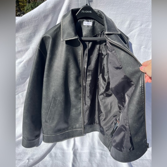 Top Shop Oversized Bomber Jacket - Picture 3 of 9